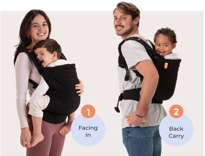 porte bébé noir unisexe