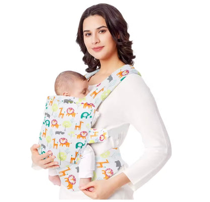 porte bébé physiologique à motif d'animal