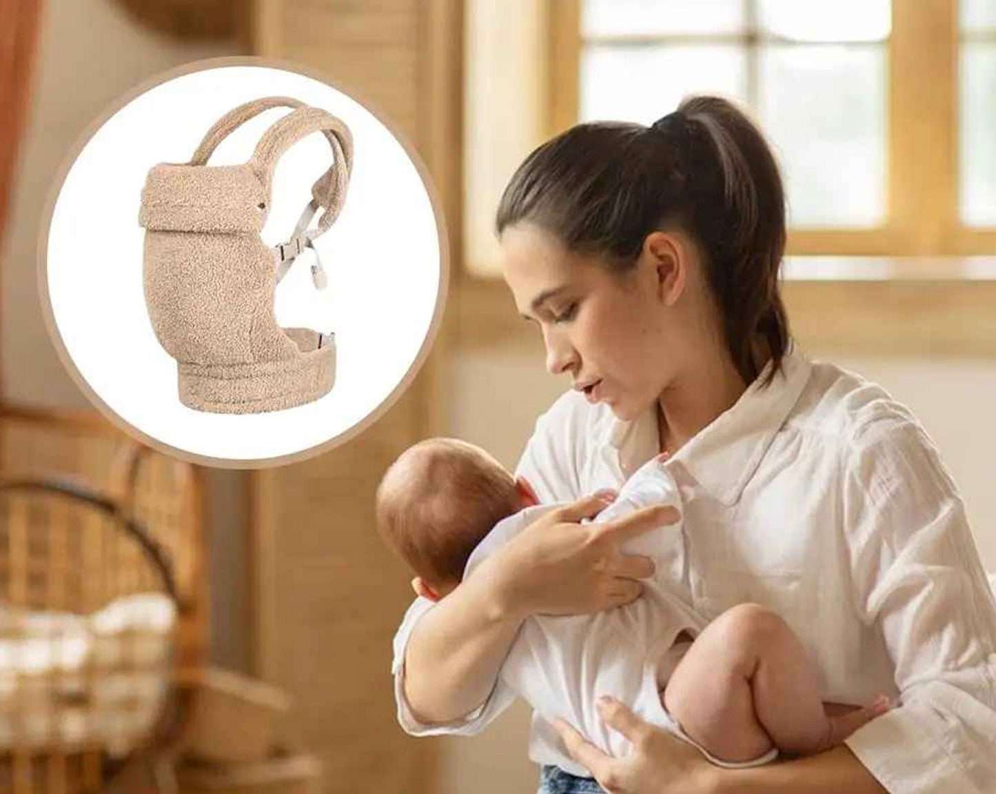 porte bébé physiologique allie le confort de bébé