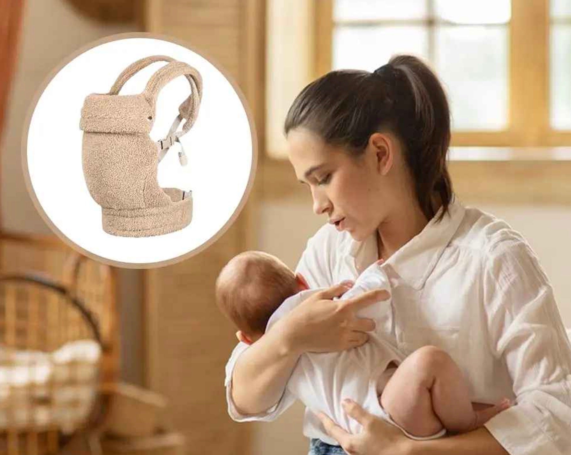 porte bébé physiologique allie le confort de bébé