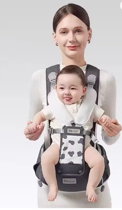 porte bébé physiologique de couleur noir