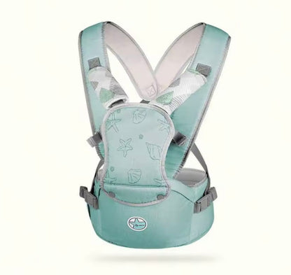 porte bébé physiologique de couleur vert