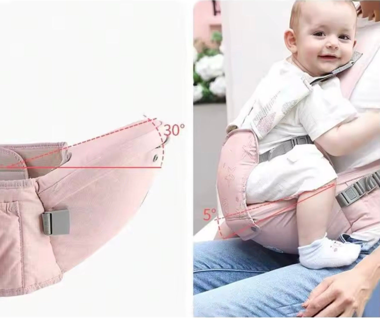 porte bébé physiologique ergonomique