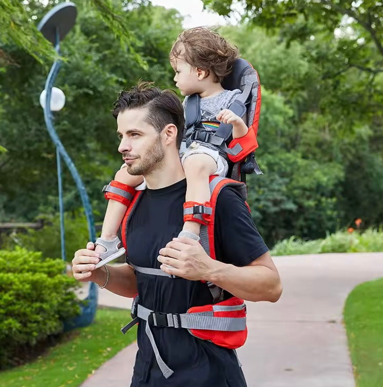 porte bébé physiologique rouge très confortable