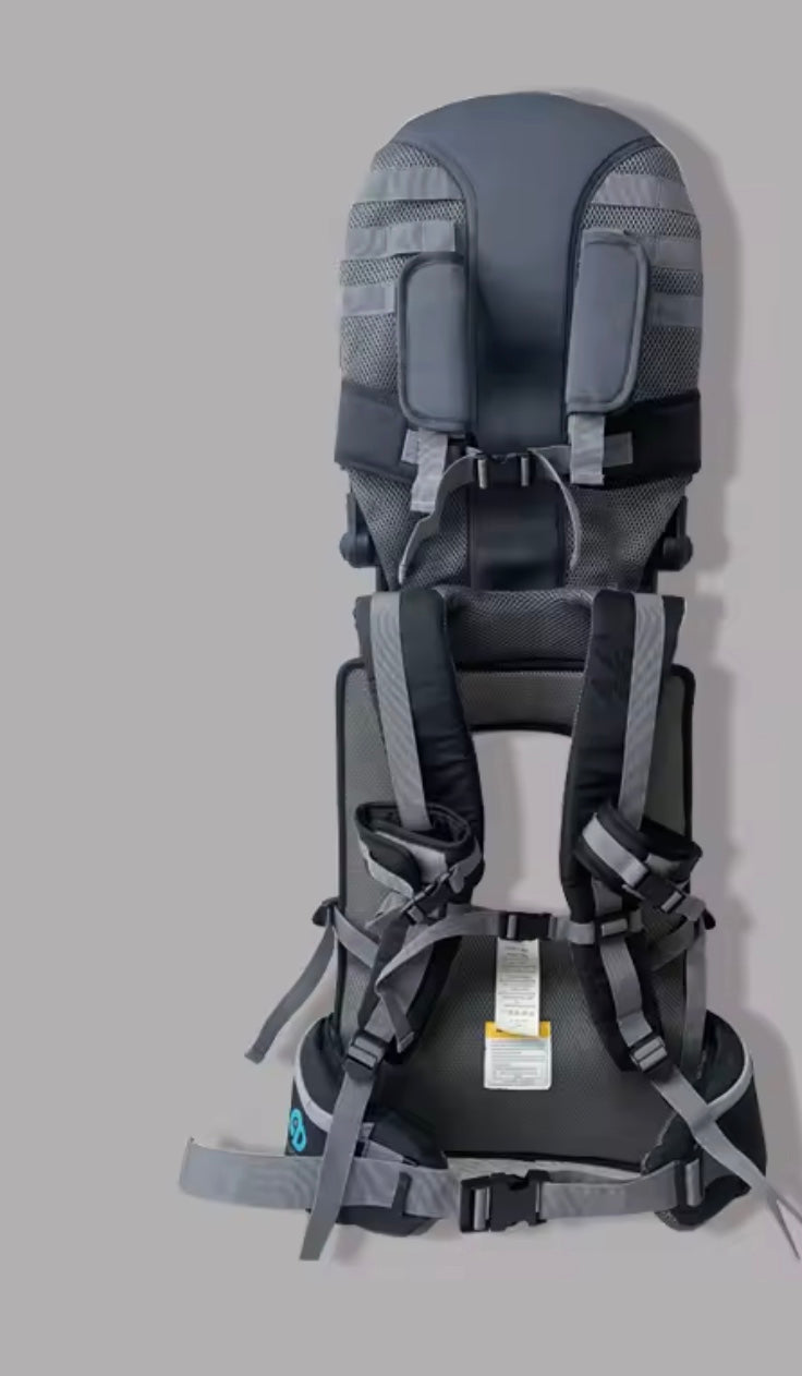 porte bébé randonnée gris