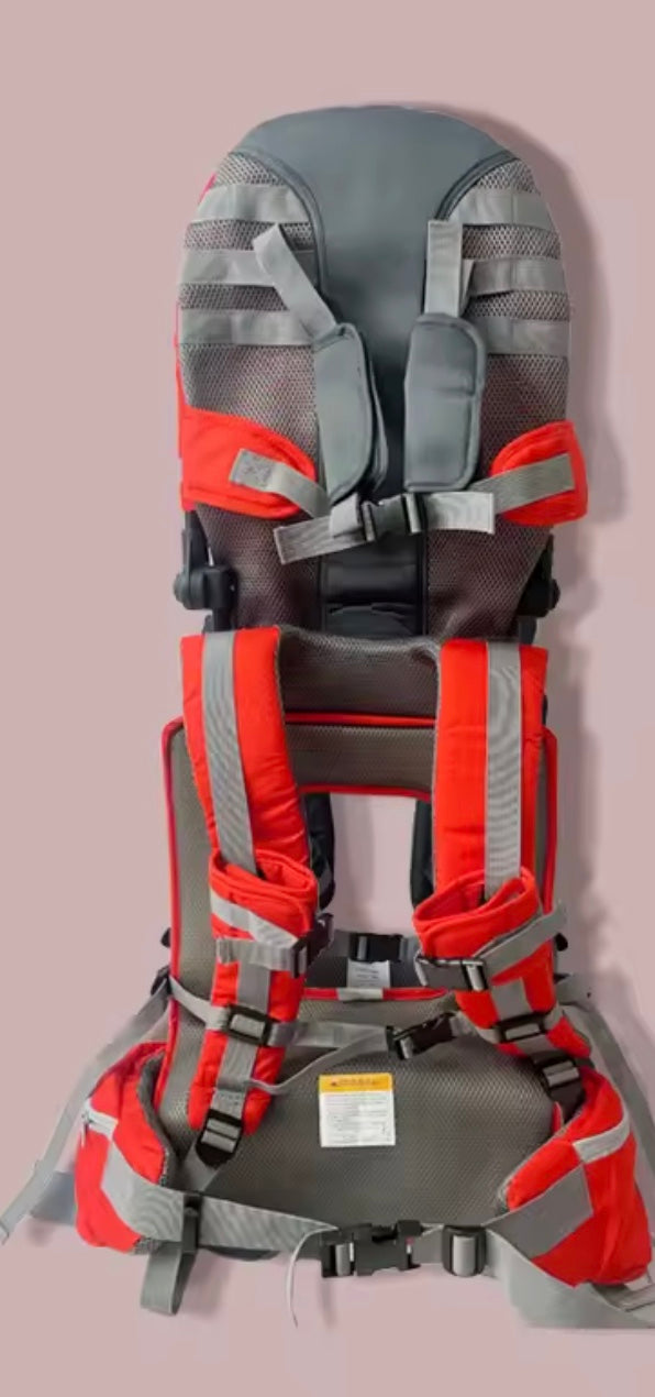 porte bébé randonnée de couleur rouge