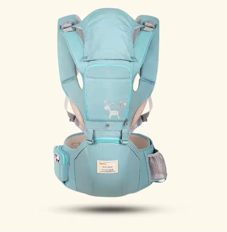 porte bébé ergonomique vert confortable