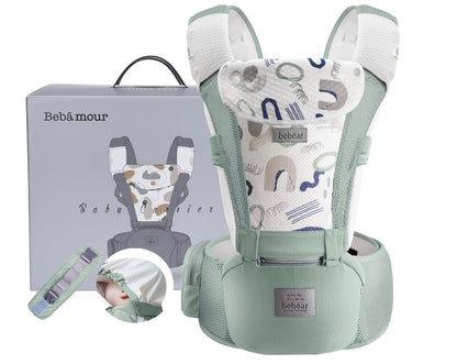 porte bébé vert ergonomique