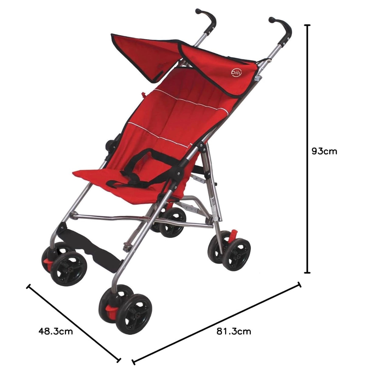 poussette à canne dimensions