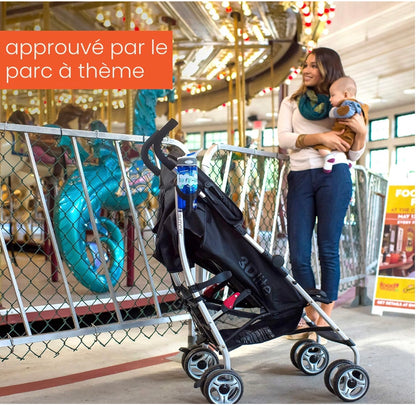 poussette approuvé par le parc à thème