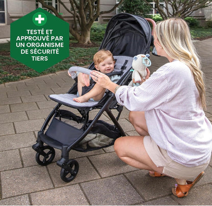 poussette approuvé pour la sécurité de bébé