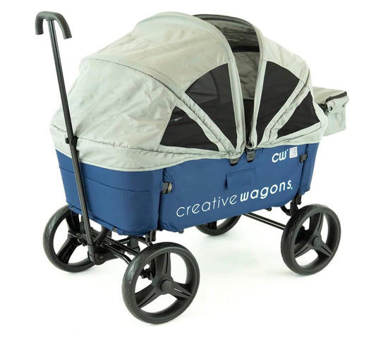 poussette bébé bleue