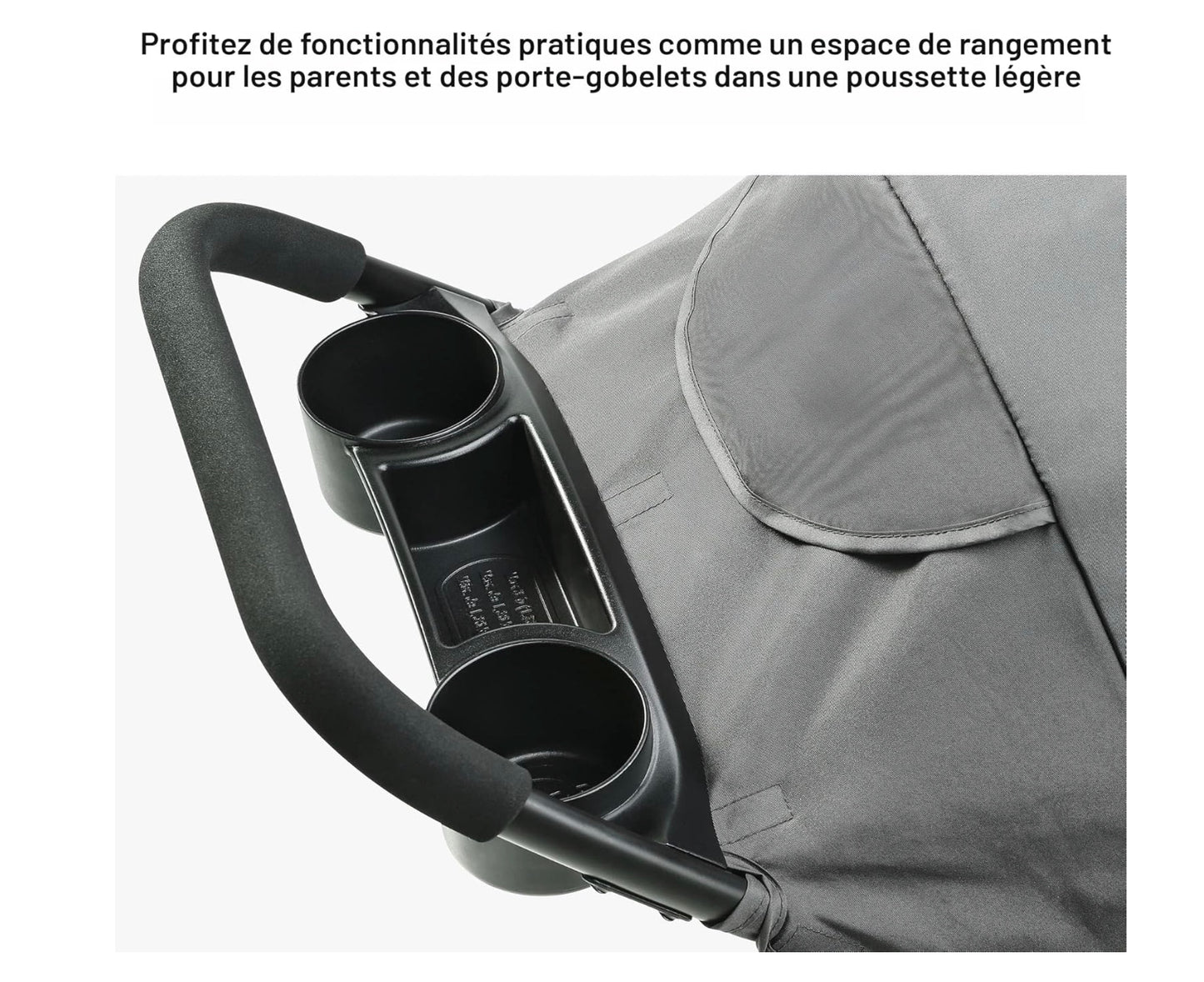 poussette bébé confort avec des portes gobelets