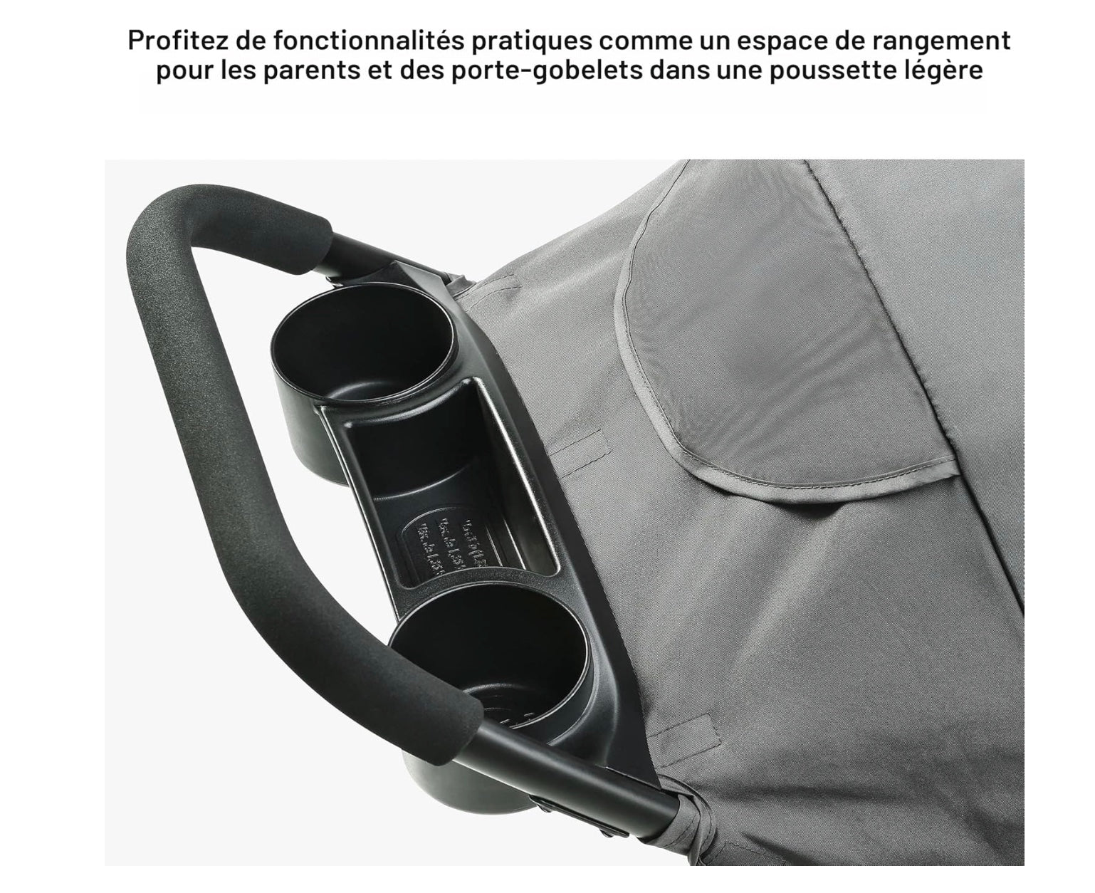 poussette bébé confort avec des portes gobelets