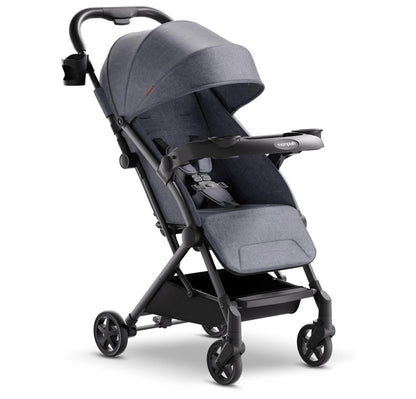 poussette bébé confort de couleur grise