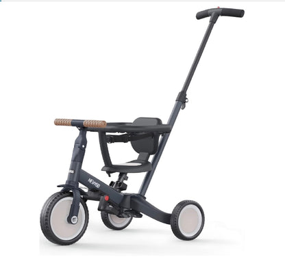 poussette bébé de couleur gris