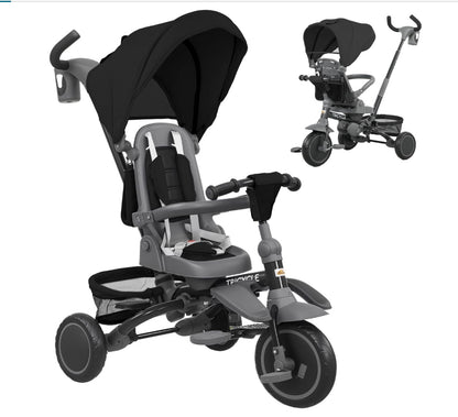 poussette bébé de couleur noir