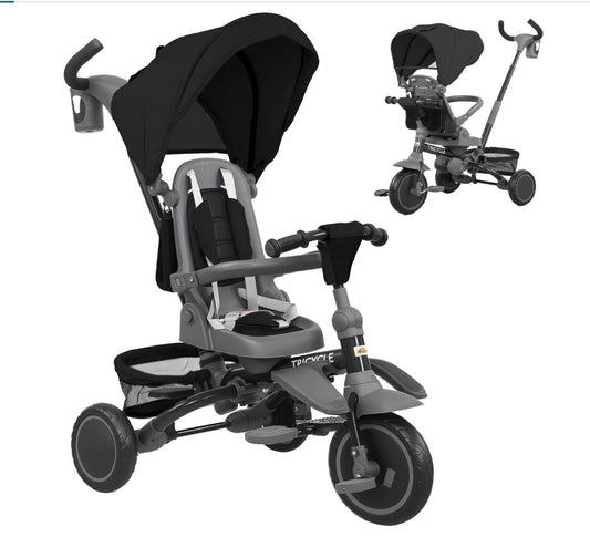 poussette bébé de couleur noir