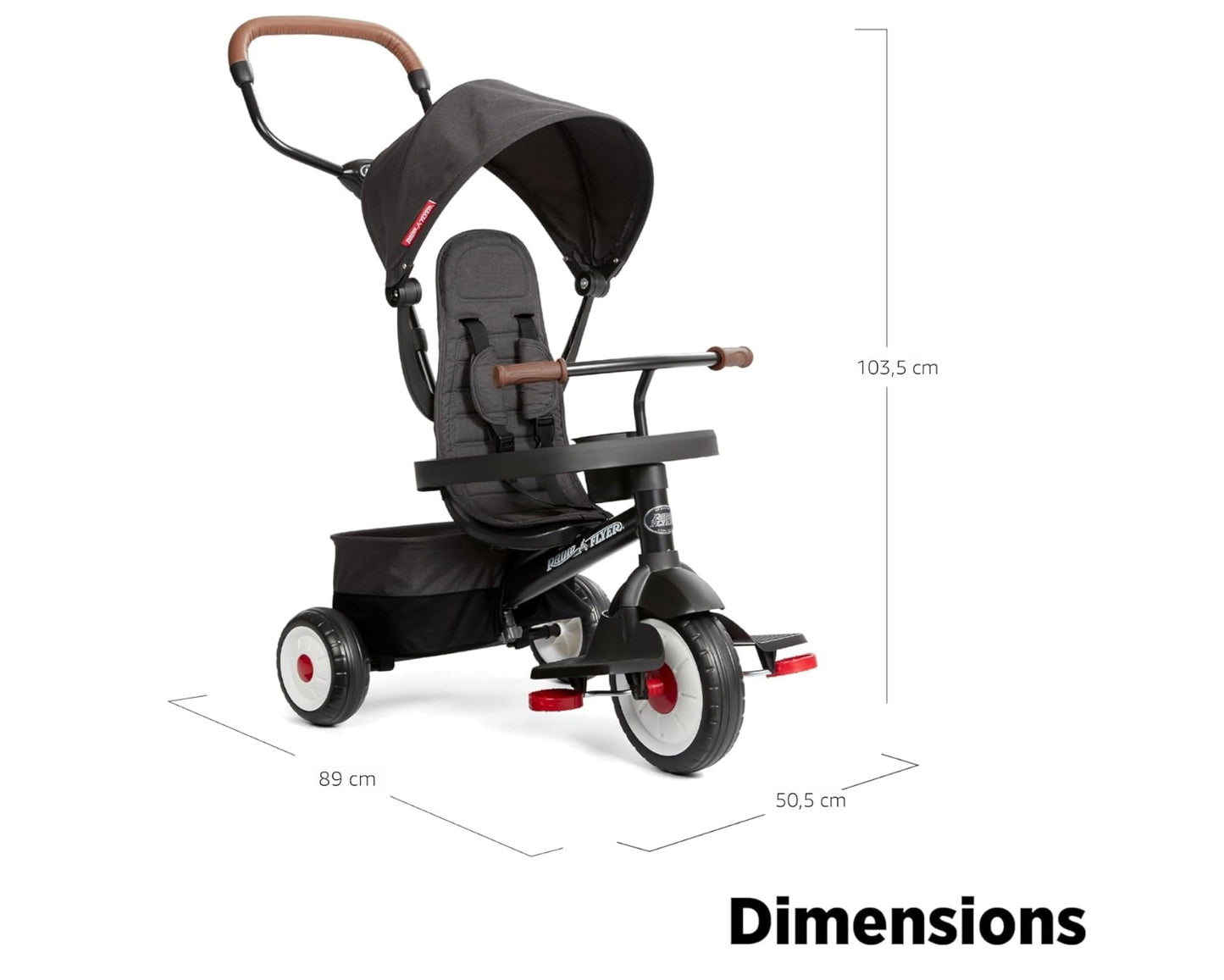 poussette bébé dimensions