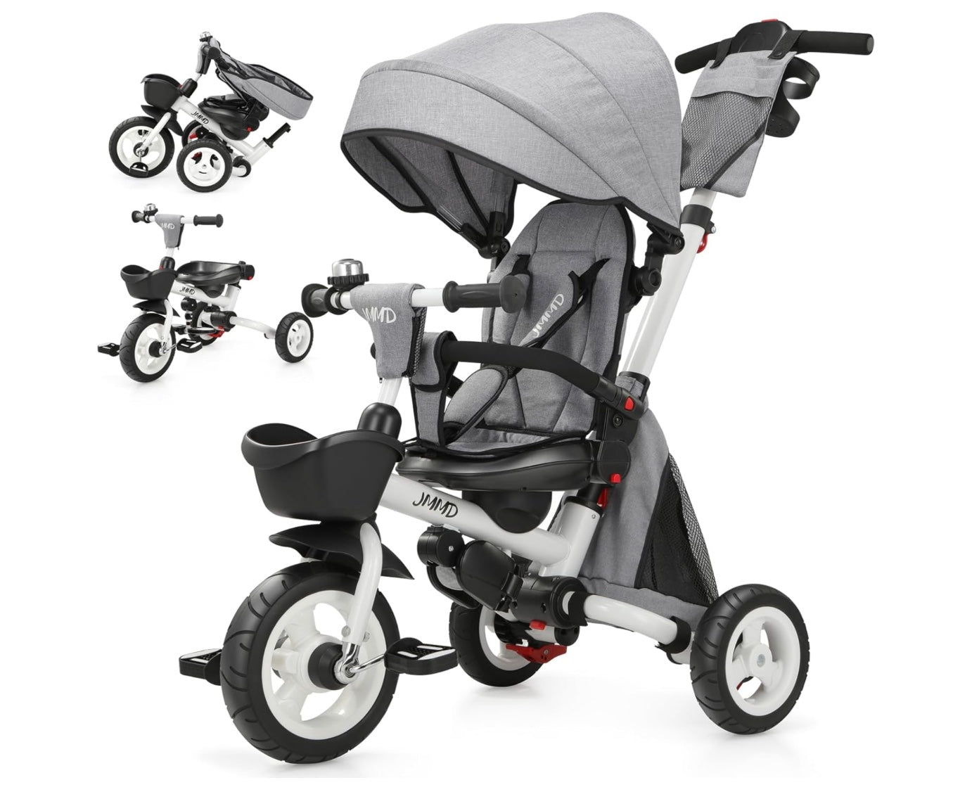 poussette bébé gris