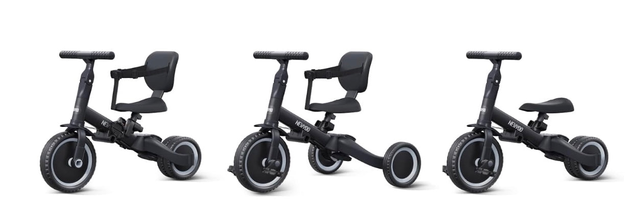 poussette bébé noir évolutif