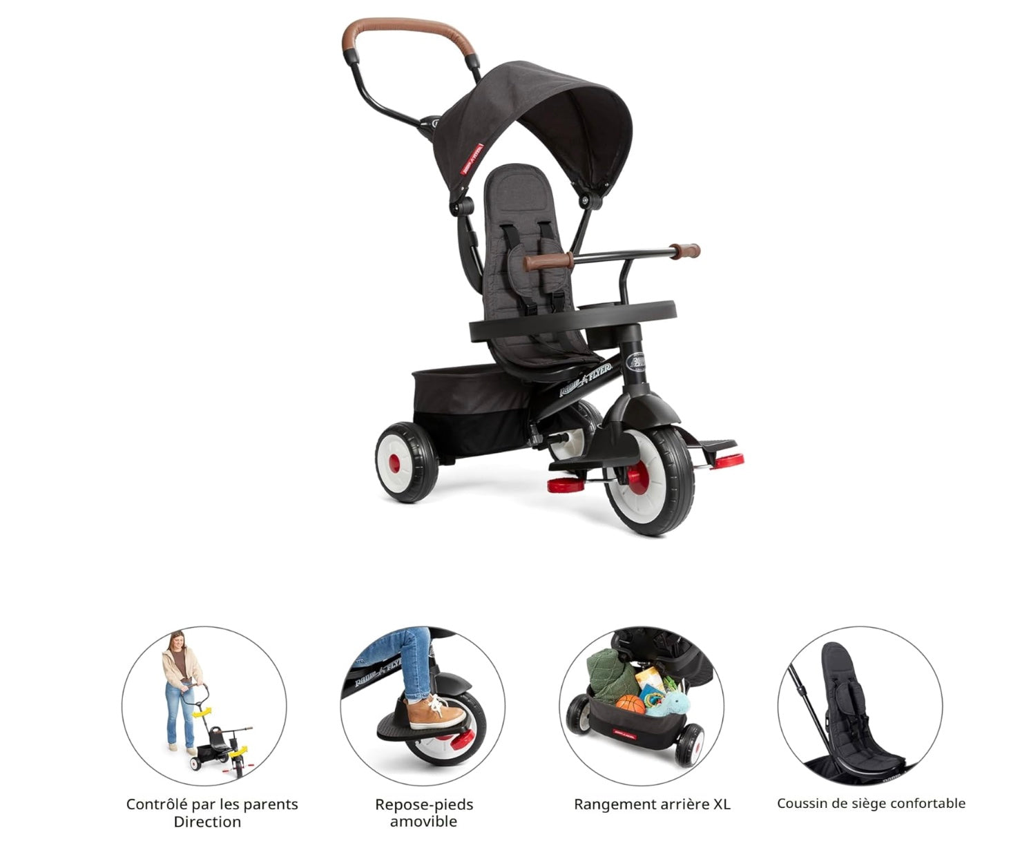 poussette bébé sécuritaire