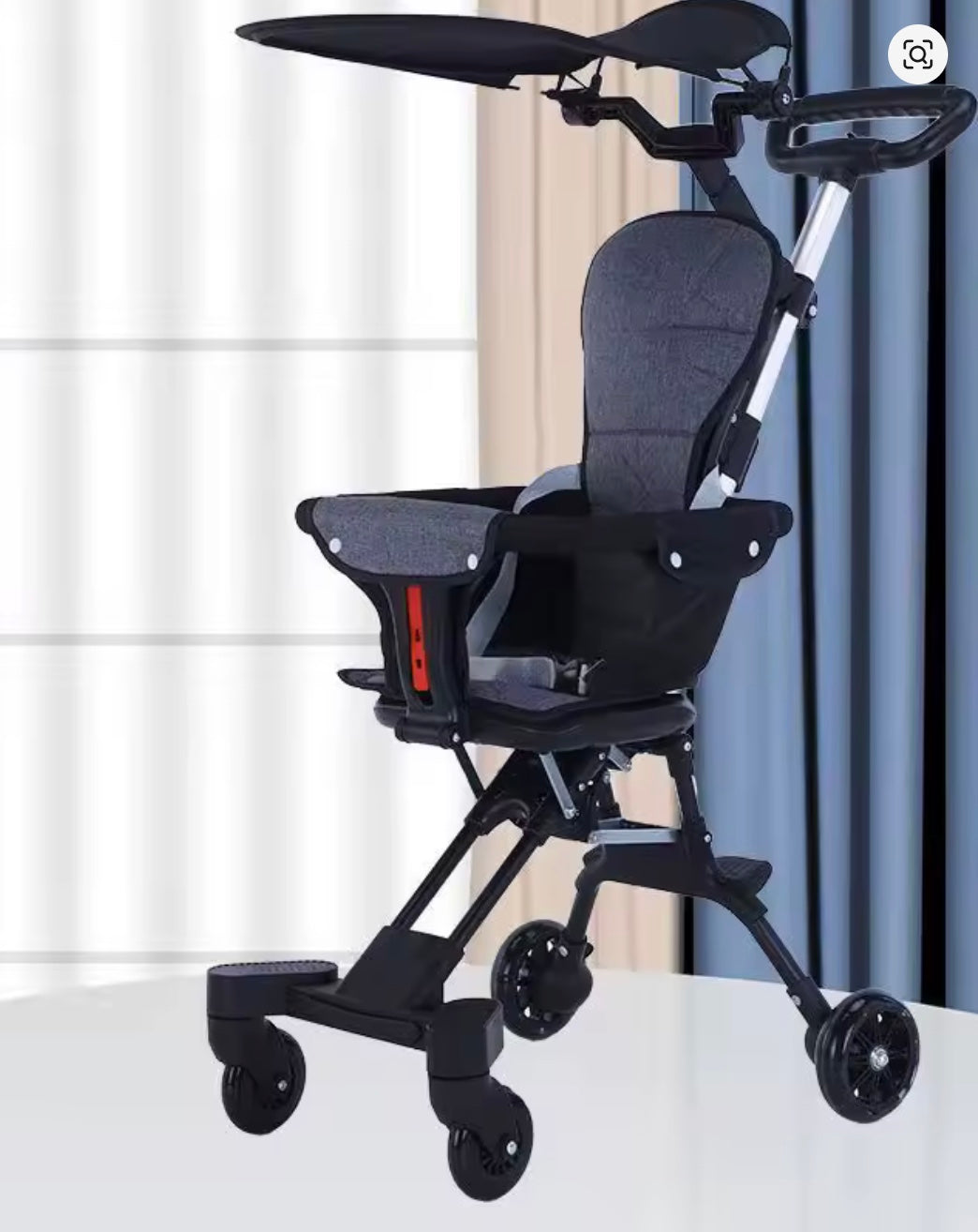 poussette canne avec trois pièces cadeaux