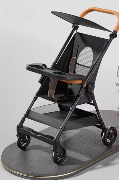 poussette canne couleur noir