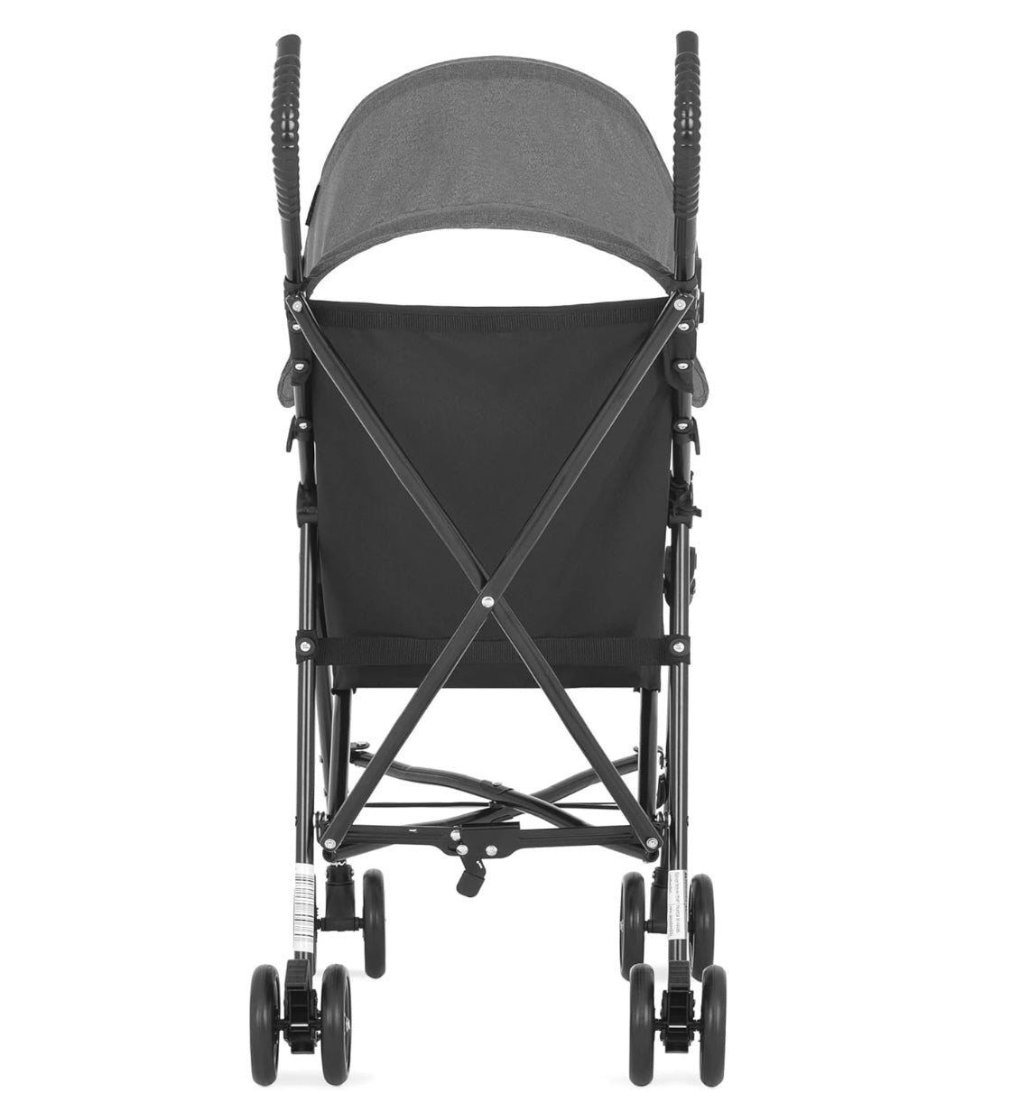 poussette canne derrière