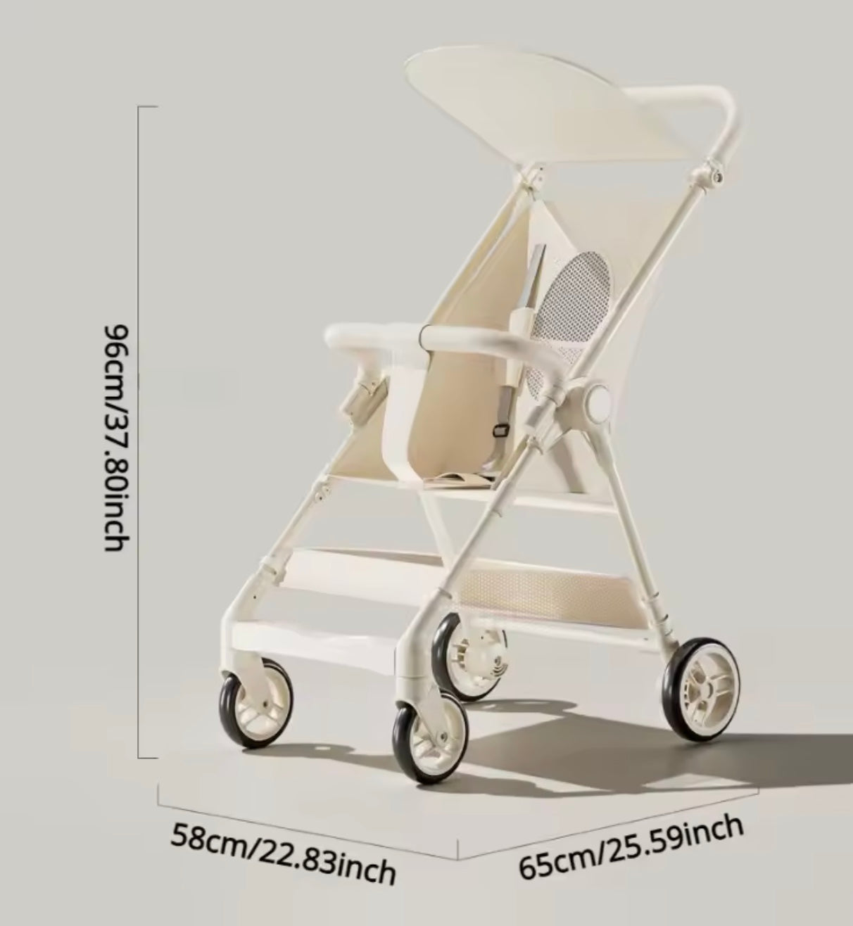 poussette canne dimension