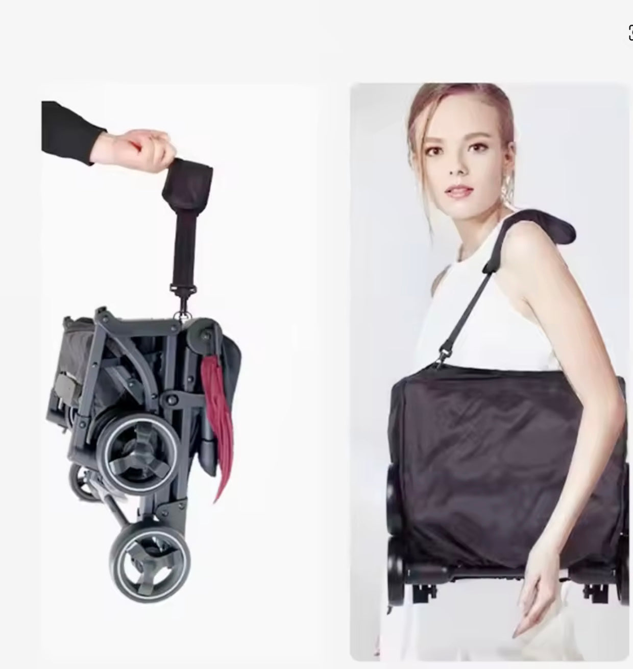 poussette canne pliable