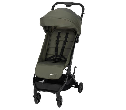 poussette de couleur vert