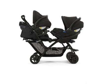 poussette double adapté pour les voitures