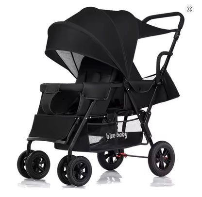 poussette double noir