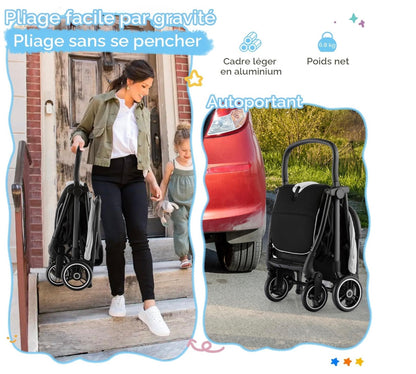 poussette pliage facile