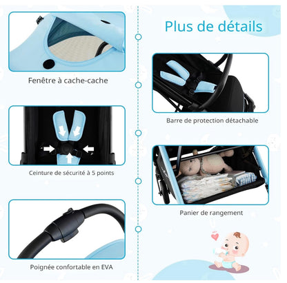 poussette poigné confortable