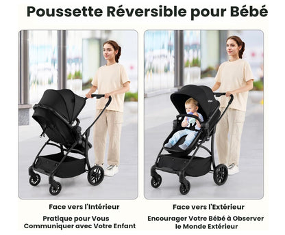 poussette réversible pour bébé