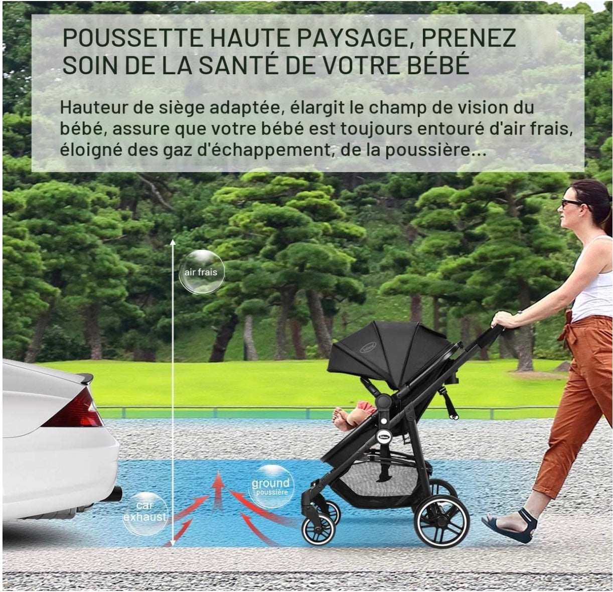 poussette sécurité