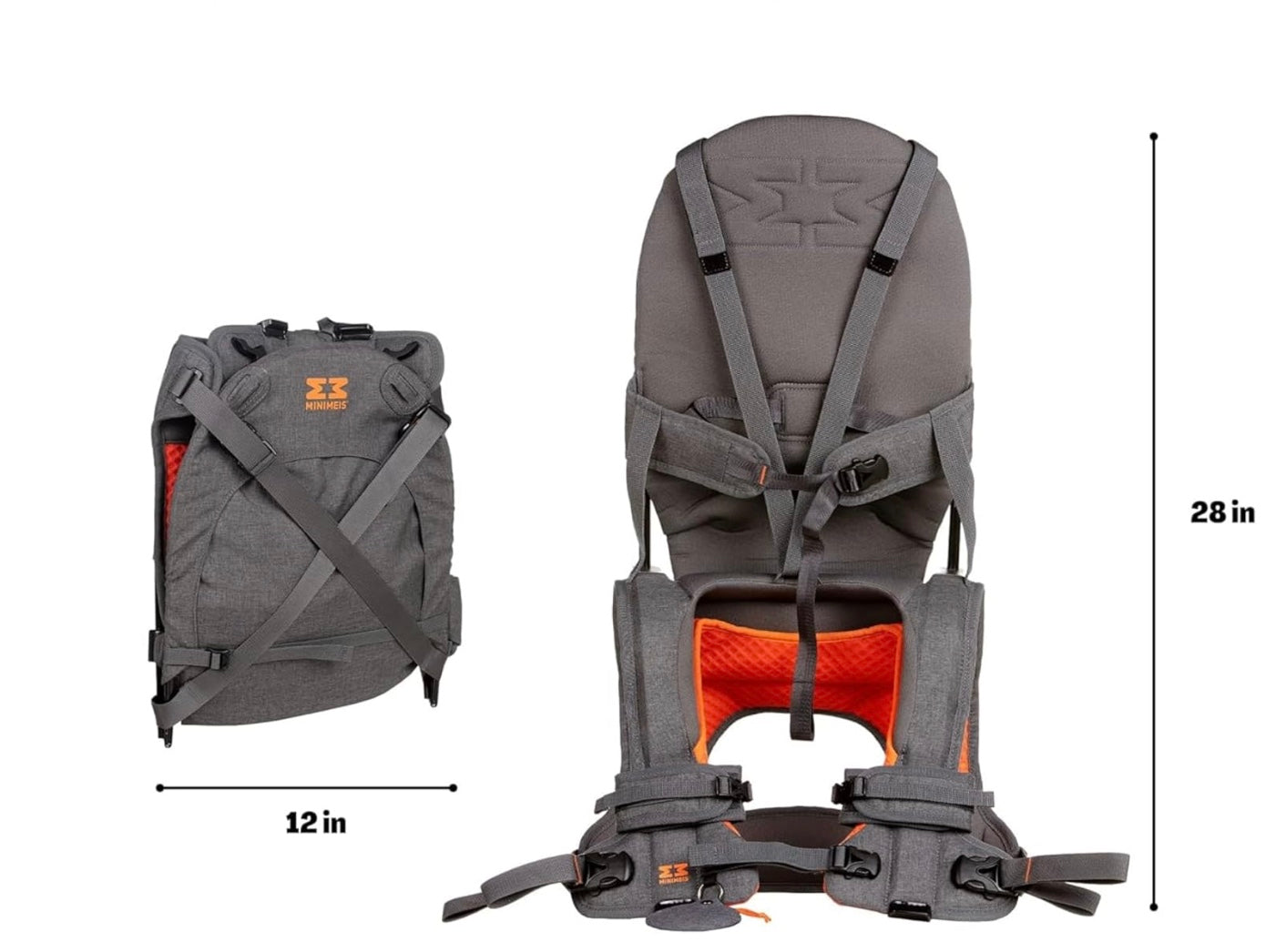 randonnée porte bébé dimension