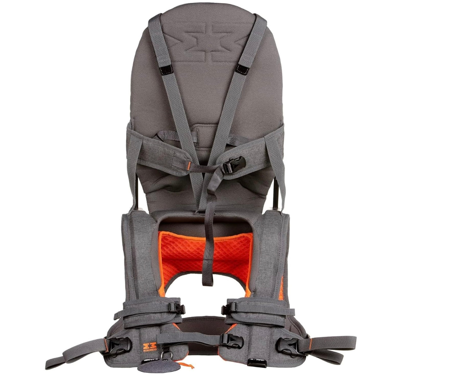 randonnée porte bébé de couleur gris