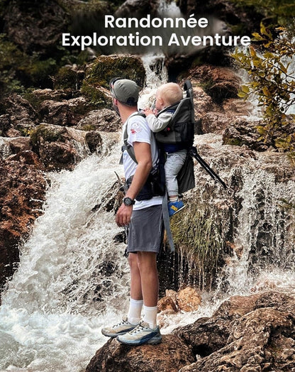 randonnée porte bébé exploration