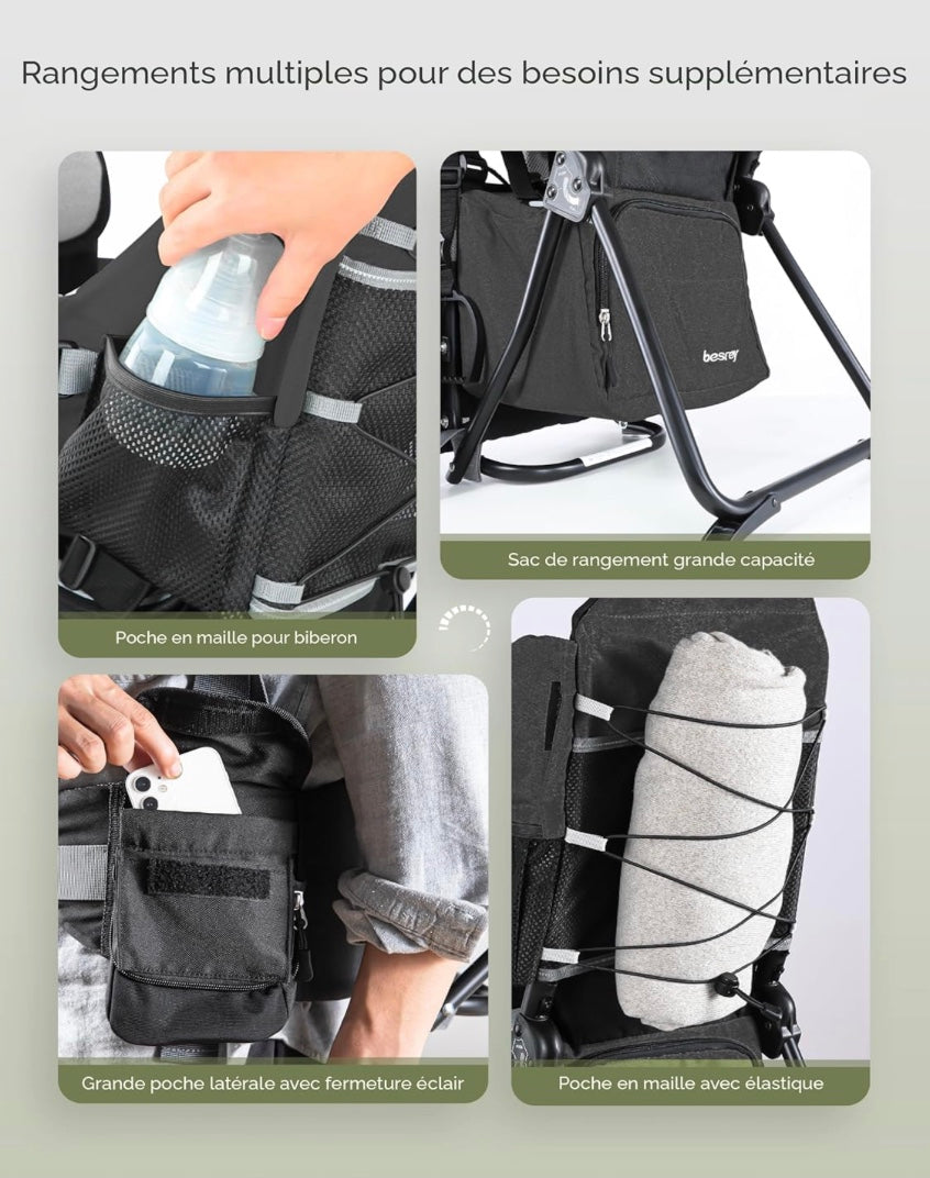 randonnée porte bébé plusieurs poches