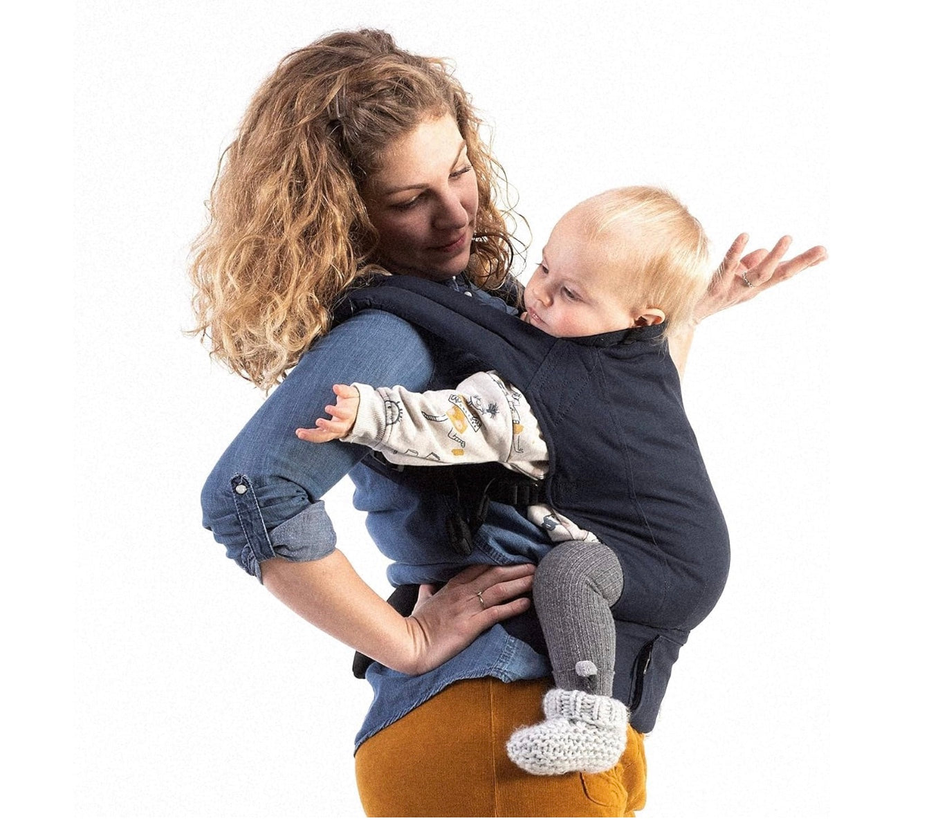 renforcement des liens grâce au porte bébé