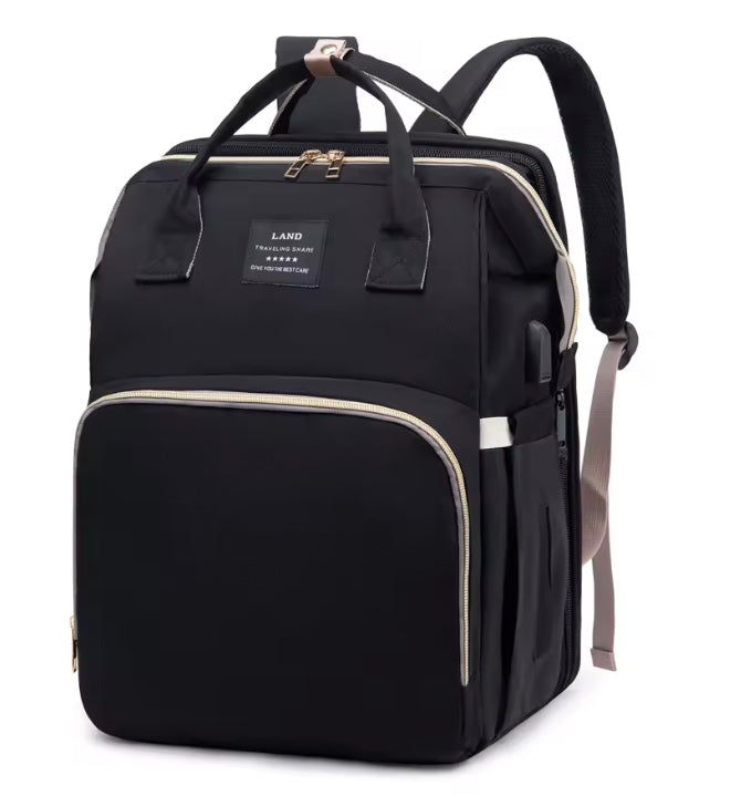 sac à dos à langer noir