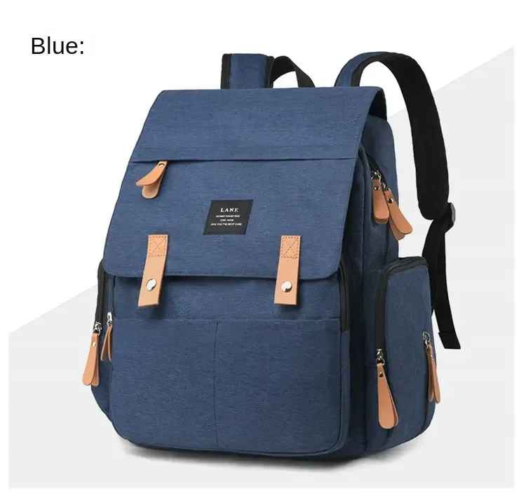 sac à dos à langer bleu