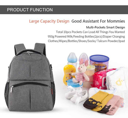 sac à dos à langer grande capacité
