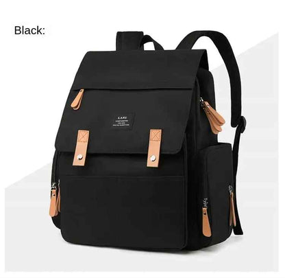 sac à dos à langer noir présentation