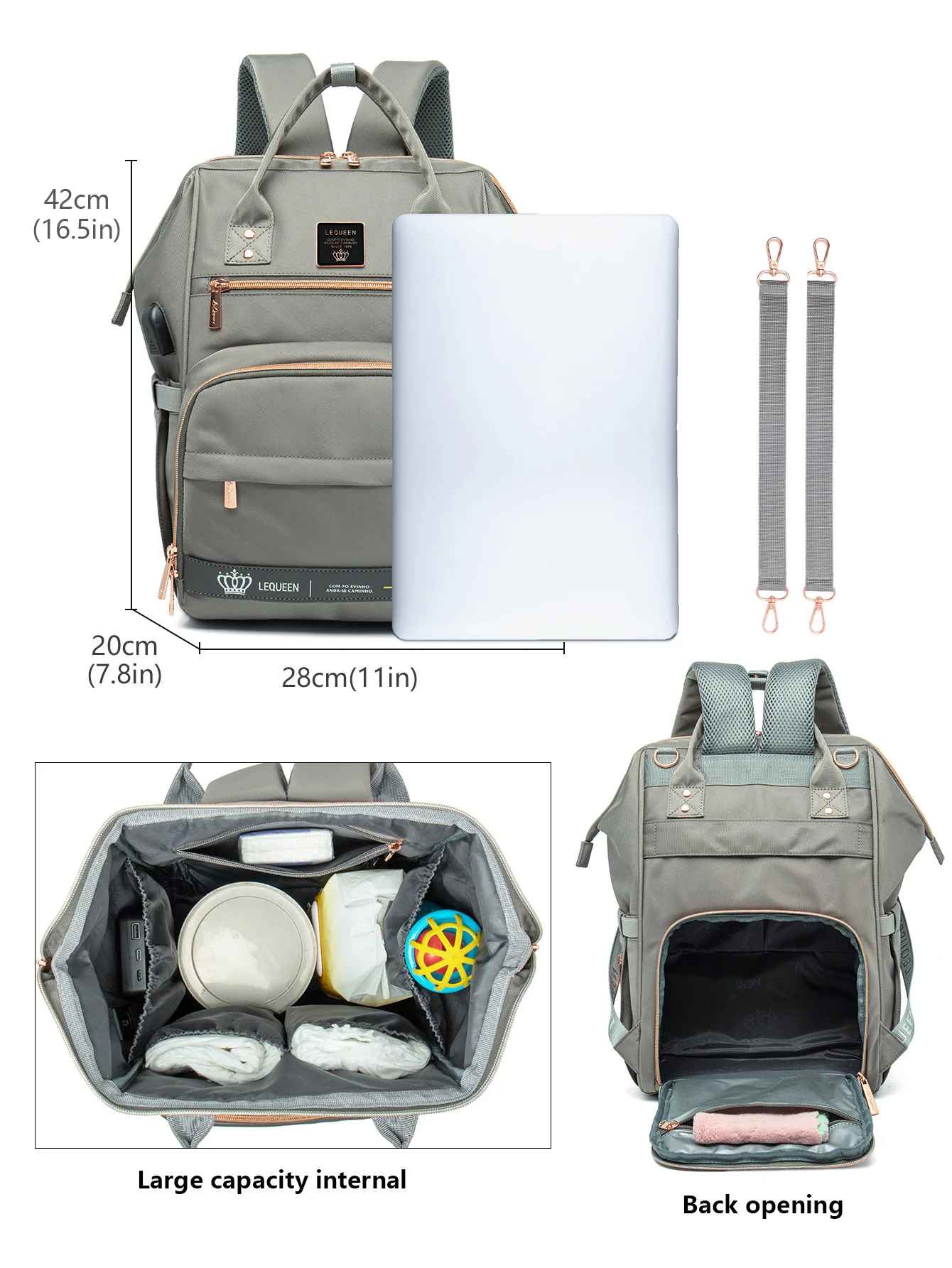 sac à dos à langer organisateur