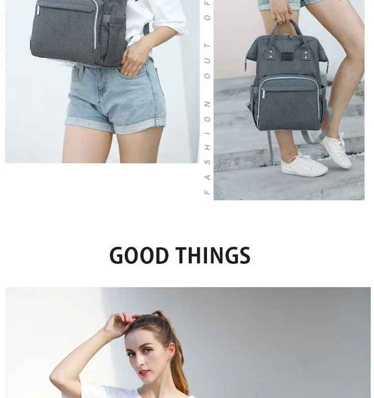 sac à dos à langer polyvalent