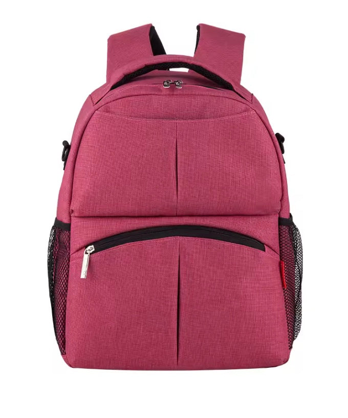 sac à dos à langer rose